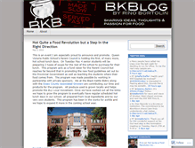 Tablet Screenshot of bkbrino.wordpress.com