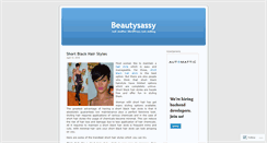 Desktop Screenshot of beautysassy.wordpress.com