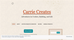 Desktop Screenshot of carriecreatesblog.wordpress.com