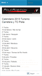 Mobile Screenshot of polepositioncalendario.wordpress.com