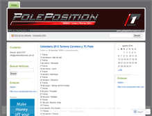 Tablet Screenshot of polepositioncalendario.wordpress.com