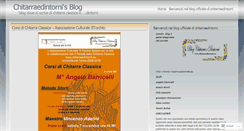 Desktop Screenshot of chitarraedintorni.wordpress.com