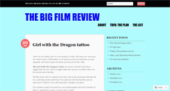 Desktop Screenshot of bigfilmreview.wordpress.com