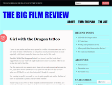 Tablet Screenshot of bigfilmreview.wordpress.com