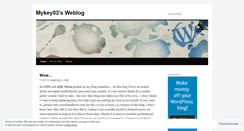 Desktop Screenshot of mykey03.wordpress.com