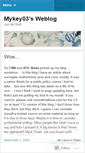 Mobile Screenshot of mykey03.wordpress.com