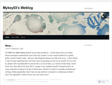Tablet Screenshot of mykey03.wordpress.com