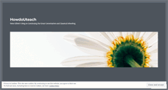 Desktop Screenshot of howdouteach.wordpress.com