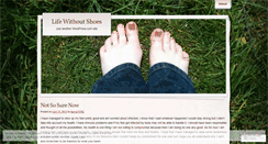 Desktop Screenshot of lifewithoutshoes.wordpress.com