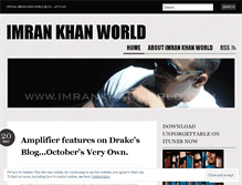 Tablet Screenshot of imrankhanworld.wordpress.com