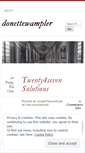 Mobile Screenshot of donettewampler.wordpress.com