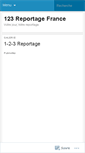 Mobile Screenshot of 123reportage.wordpress.com