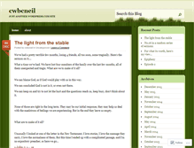 Tablet Screenshot of cwbcneil.wordpress.com