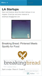 Mobile Screenshot of lastartups.wordpress.com