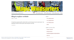 Desktop Screenshot of magicwindsurfers.wordpress.com