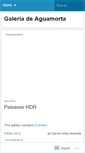 Mobile Screenshot of aguamortagaleria.wordpress.com