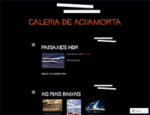 Tablet Screenshot of aguamortagaleria.wordpress.com