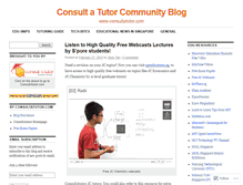 Tablet Screenshot of consultatutorblog.wordpress.com