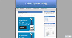 Desktop Screenshot of coachjaynine.wordpress.com