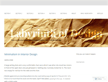 Tablet Screenshot of labyrinthofdesign.wordpress.com