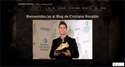 Desktop Screenshot of cristianoronaldo.wordpress.com