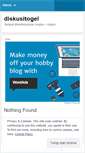 Mobile Screenshot of diskusitogel.wordpress.com