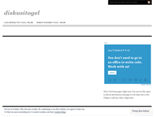 Tablet Screenshot of diskusitogel.wordpress.com