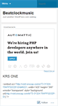 Mobile Screenshot of beatclockmusic.wordpress.com