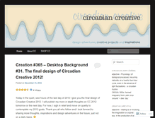 Tablet Screenshot of circadiancreative.wordpress.com
