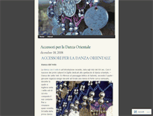 Tablet Screenshot of accessoridanzaorientale.wordpress.com