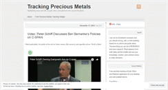 Desktop Screenshot of goldtracker.wordpress.com