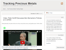 Tablet Screenshot of goldtracker.wordpress.com