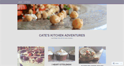 Desktop Screenshot of cateskitchenadventures.wordpress.com