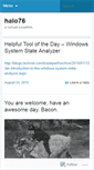 Mobile Screenshot of halo76.wordpress.com
