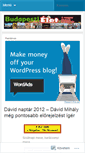 Mobile Screenshot of budapestielet.wordpress.com