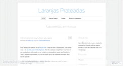 Desktop Screenshot of laranjasprateadas.wordpress.com