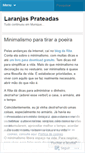 Mobile Screenshot of laranjasprateadas.wordpress.com