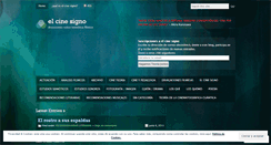 Desktop Screenshot of elcinesigno.wordpress.com