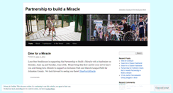Desktop Screenshot of partnershiptobuildamiracle.wordpress.com