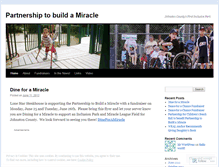 Tablet Screenshot of partnershiptobuildamiracle.wordpress.com