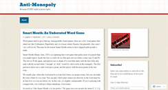 Desktop Screenshot of antimonopoly.wordpress.com