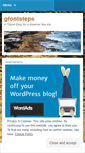 Mobile Screenshot of gfootsteps.wordpress.com