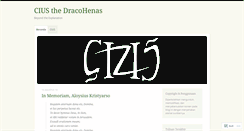Desktop Screenshot of ciusthedracohenas.wordpress.com