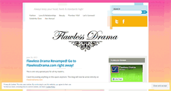 Desktop Screenshot of flawlessdrama.wordpress.com