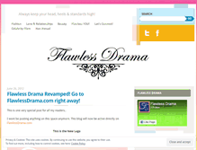 Tablet Screenshot of flawlessdrama.wordpress.com