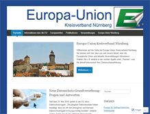 Tablet Screenshot of europaunion.wordpress.com