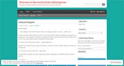 Desktop Screenshot of infinitepirate.wordpress.com