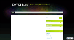 Desktop Screenshot of bxvpltblog.wordpress.com