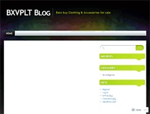 Tablet Screenshot of bxvpltblog.wordpress.com