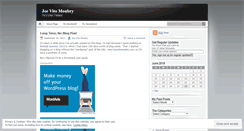 Desktop Screenshot of joevmoubry.wordpress.com